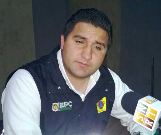 Carlos Alfonso Rebollo Atriano, encargado del área de comunicación social de la Coordinación Estatal de Protección Civil - cepc-carlos-rebollo