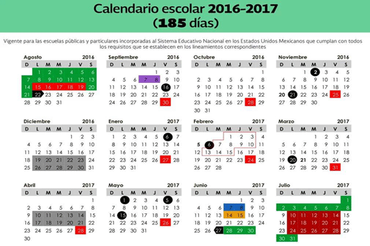 calendarios escolar