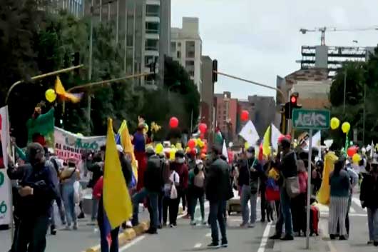 NUEVA JORNADA PROTESTAS COLOMBIA