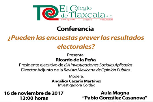 Conferencia Pueden las escuestas prever resultados electorales 