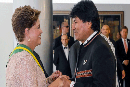 dilma rousseff evo morales 