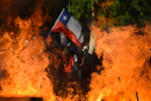 RusiaprotestasChile