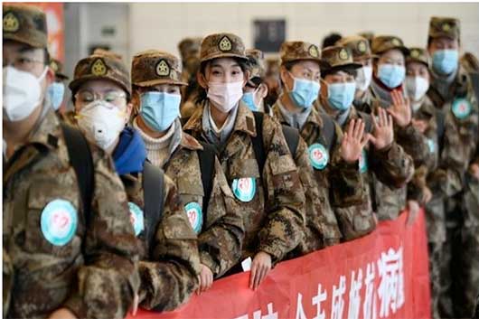 China movilización militar coronavirus