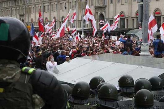 detenidos manifestacion Bielorrusia