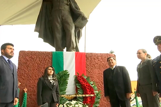 Encabeza Gobernador de Tlaxcala ceremonia por 210 años del natalicio de