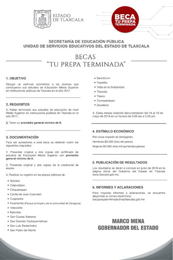 0505 convocatoria becas