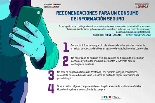 pgje recomendaciones consumo informacion