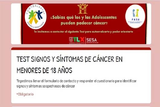 SESA CANCER INFANTIL TEST