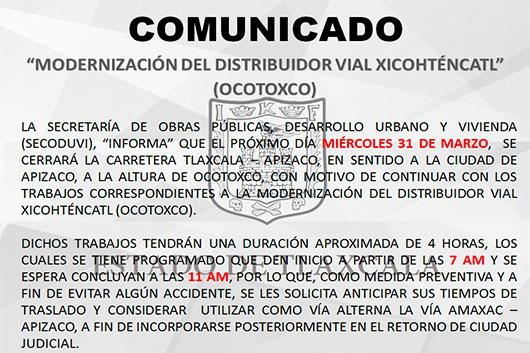 SECODUVI CIERRE 31 MARZO