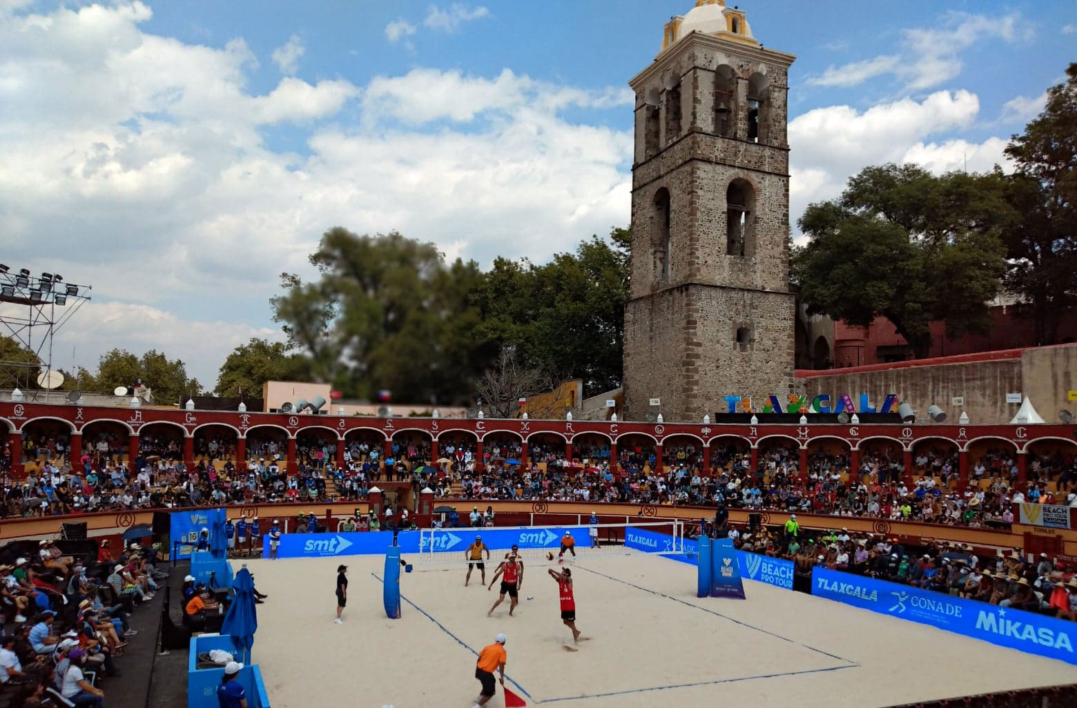 Chile se gana a la afición tlaxcalteca en el  Tour Mundial de Voleibol de Playa 