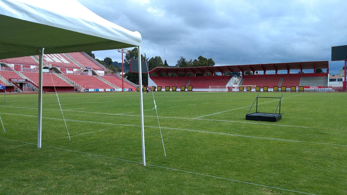 Listo el campo de entrenamiento para la Final de la Copa del Mundo de Tiro con Arco 