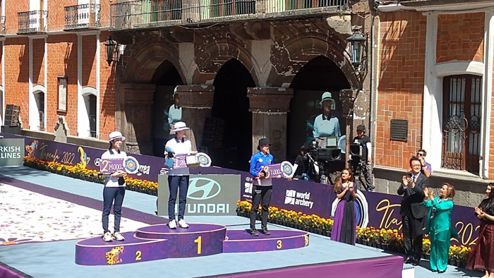 La medallista olímpica An San ganó la Copa del Mundo de Tiro con Arco Tlaxcala 2022