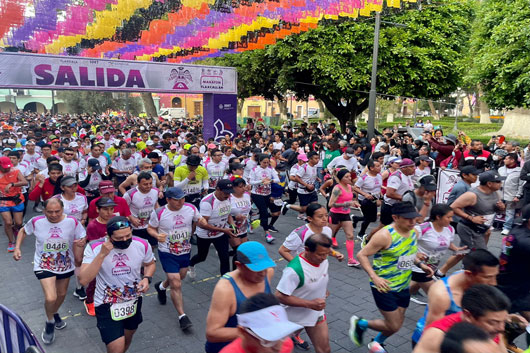 Participaron más de 2 mil corredores en Medio Maratón Tlaxcallan 2022