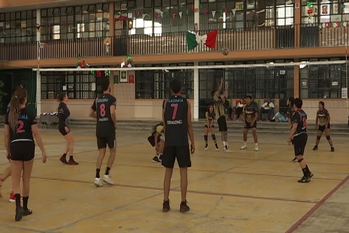 Chiautempan desarrollo Torneo de Copa de Voleibol Mixto 