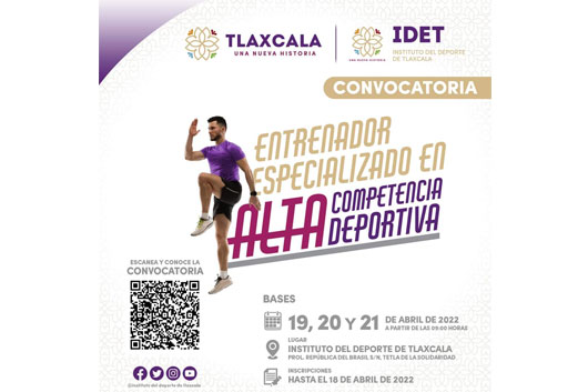 Convoca IDET a curso de entrenador especializado en alta competencia