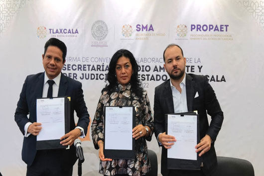 Firma SMA convenio de coordinación en materia de capacitación con el TSJE