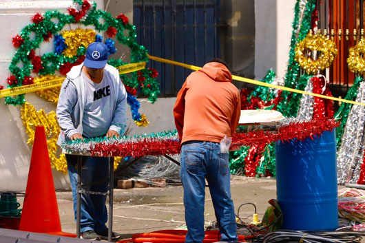 Realza Gobierno del Estado identidad nacional con decoración innovadora y creativa