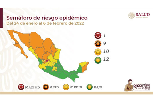 Tlaxcala continuará en semáforo verde hasta el 6 de febrero