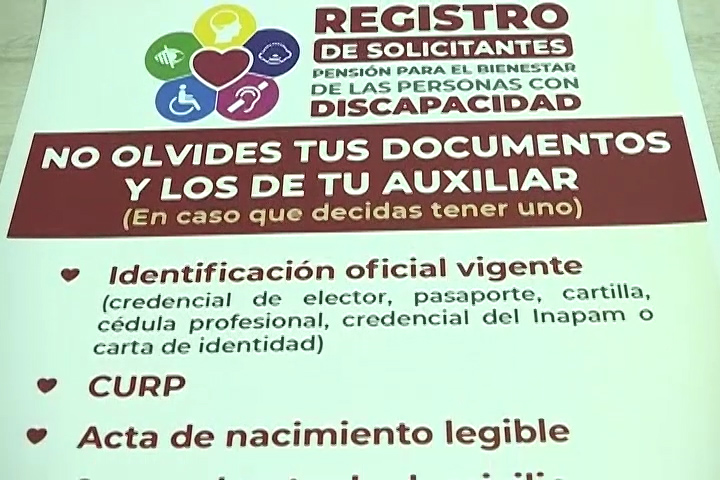 La población tendrá hasta el 30 de junio para ingresar a la Pensión Universal para Personas con Discapacidad 