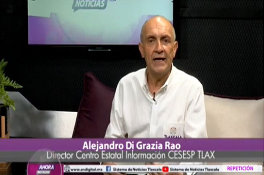 En entrevista para #AhoraNoticias, Alejandro Di Grazia invita a registrar sus vehículos al REPUVE