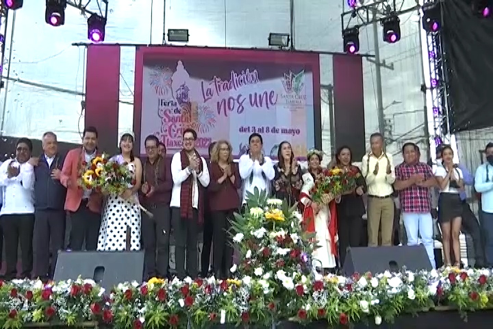 Inició feria patronal de Santa Cruz Tlaxcala 