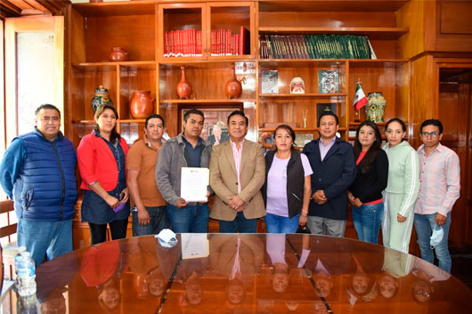 Trabajo conjunto para que Ocotlán tenga mejor abastecimiento de agua, pactan Ayuntamiento de Tlaxcala y dirigencia de CAPAO  