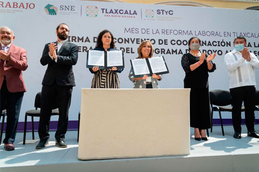 STPS y gobierno de Tlaxcala coordinan esfuerzos para impulsar  la generación de empleos dignos 