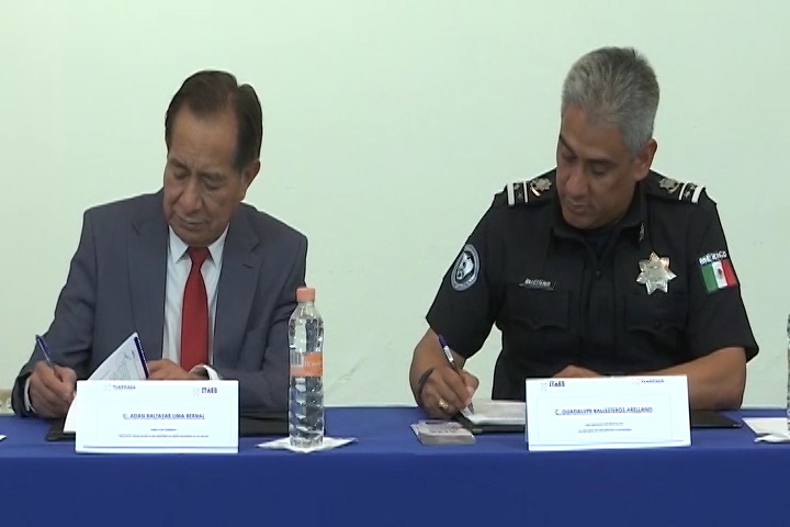 Signan convenio de colaboración Secretaría de Seguridad Ciudadana y el Instituto Tlaxcalteca de Asistencia Especializada a la Salud