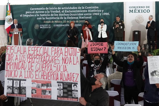 Piden a AMLO retirar aval para honrar a militares caídos en 'guerra sucia'