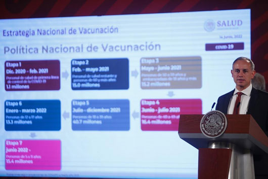 Vacuna de Pfizer para menores de entre 5 y 11 años, anuncia López-Gatell