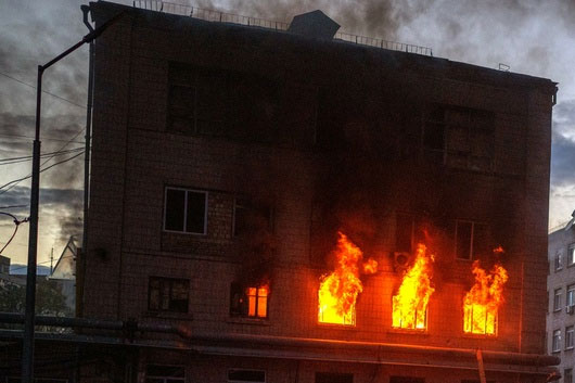 Bombardeos rusos en Kiev durante visita de Guterres