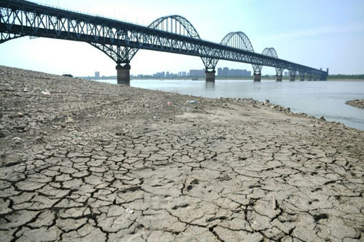 China emite alerta amarilla por sequía