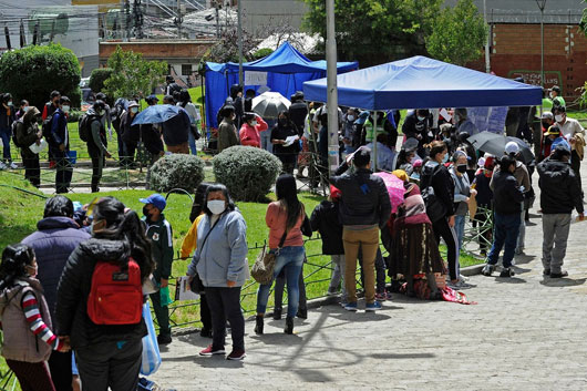 Registra Bolivia récord de 11 mil casos diarios de contagios de Covid-19