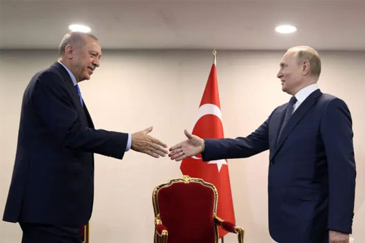 Presidente turco se reunirá con Vladimir Putin en Sochi