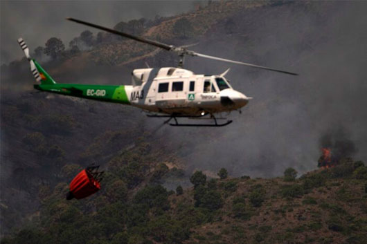 Sierra Bermeja sufre incendio; 2 mil personas fueron evacuadas