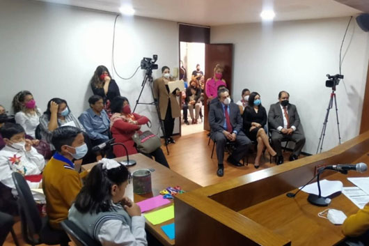 Celebran primera sesión de pleno del TET infantil