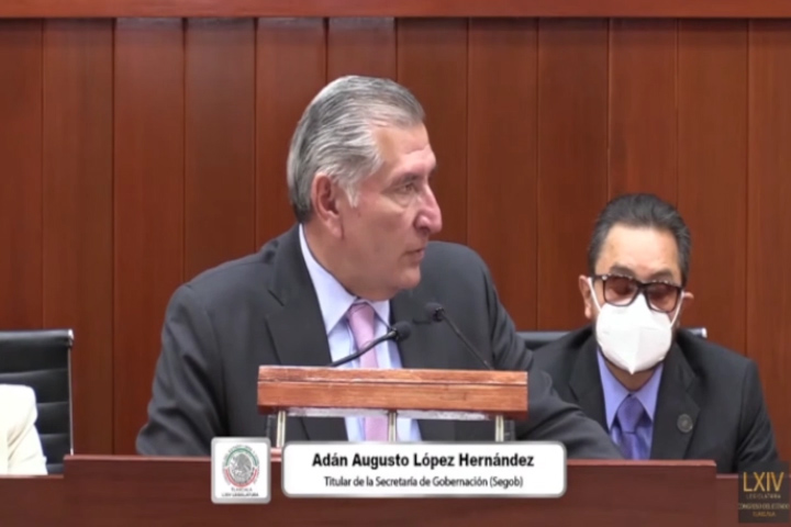 Dialoga secretario de Gobernación  Adán Augusto López  con diputados sobre la reforma de las fuerzas armadas