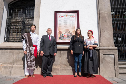 Fijan bando solemne en el Congreso del Estado de Tlaxcala