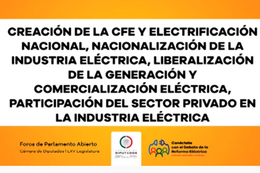 La Cámara de Diputados realiza el Foro 5  del parlamento Abierto para la Reforma Energética 