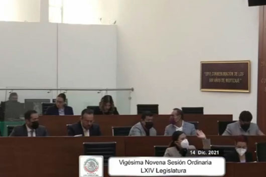 Aprueba LXIV Legislatura Ley de Ingresos para el Ejercicio Fiscal 2022