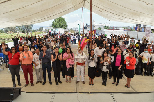 San José Aztatla recibe Jolgorio Educativo para la inclusión e integración de la Ley de Educación