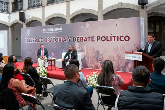 Rubén Terán inaugura el Taller de Oratoria y Debate Político en el Congreso de Tlaxcala