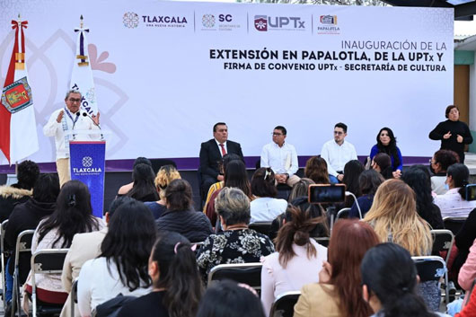 Inauguran autoridades la extensión de la UPTX en Papalotla