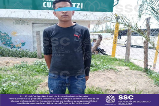  Asegura SSC vehículo con aditamentos policiales 