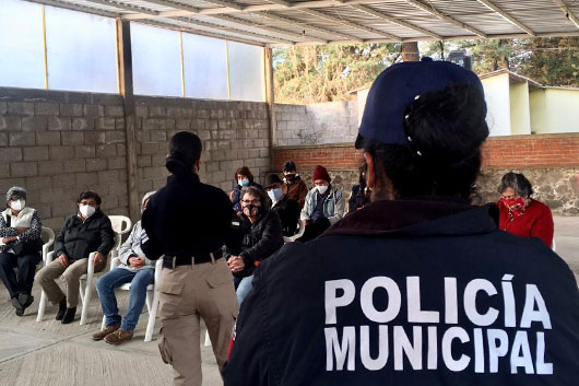 Vecinos se alían con la Policía en San Gabriel Cuauhtla, Tlaxcala 