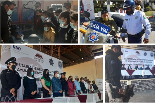 Clausura Policía Estatal Semana de Prevención del Delito en Nanacamilpa 