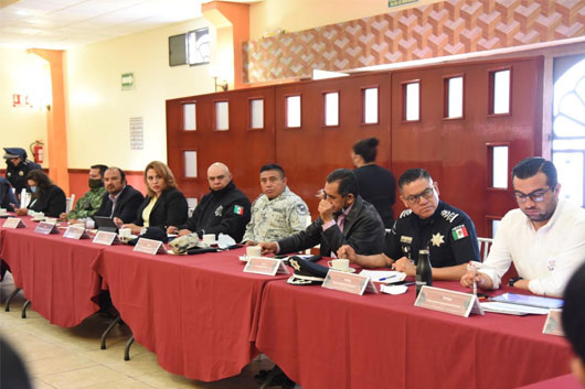 Tlaxcala capital acoge a presidentes municipales y mandos policiacos en reunión de seguridad