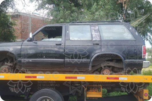 Asegura SSC ocho vehículos y cuatro personas durante el fin de semana 