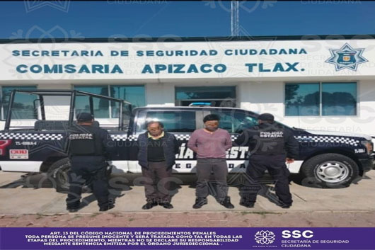 Asegura SSC a dos sujetos por portación y posesión de arma de fuego