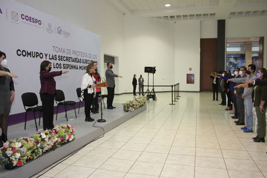 Lorena Cuéllar tomó protesta a los 60 Consejos Municipales de Población